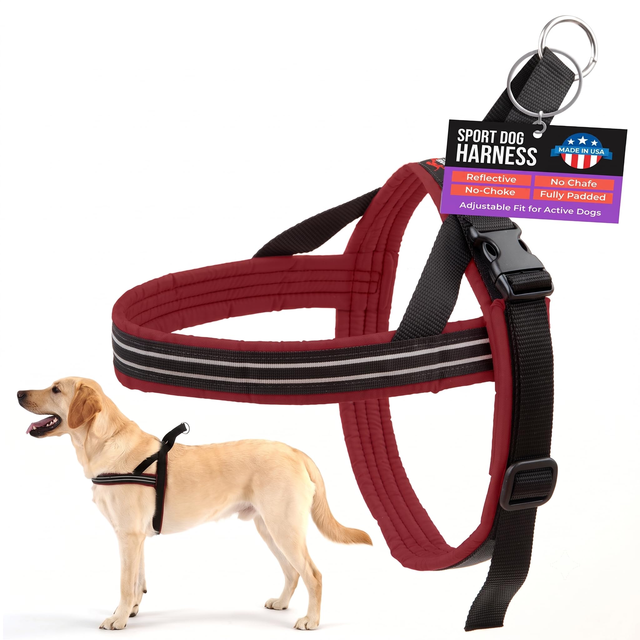 Amazon.com: ComfortFlex No-Choke Non-Chafe Sport Dog Harness
